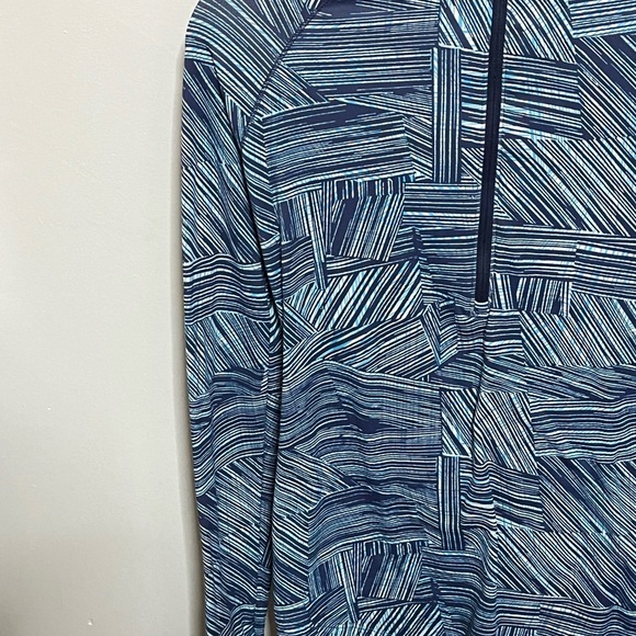 Under Armour Blue Striped 1/4 Pullover
Jacket Sz S/M - Picture 3 of 8